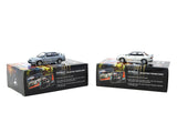 Tarmac Works 1/64 Mitsubishi Lancer GSR Evolution Silver Special Edition with Tarmac Cards - GLOBAL64