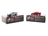 Tarmac Works 1/64 Mitsubishi Lancer GSR Evolution II Red with Tarmac Cards - GLOBAL64