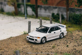 Tarmac Works 1/64 Mitsubishi Lancer RS  Evolution III White - Lamley Special Edition - GLOBAL64