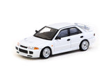 Tarmac Works 1/64 Mitsubishi Lancer RS  Evolution III White - Lamley Special Edition - GLOBAL64