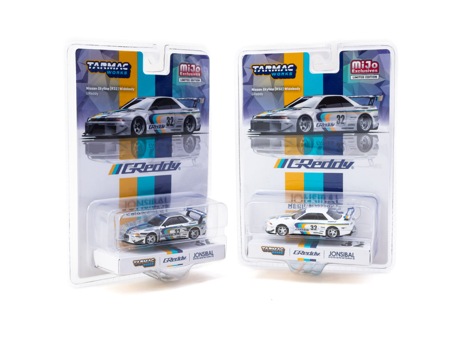 1/64 Nissan Skyline (R32) Widebody GReddy - USA Special Edition - Tarmac Works GLOBAL64