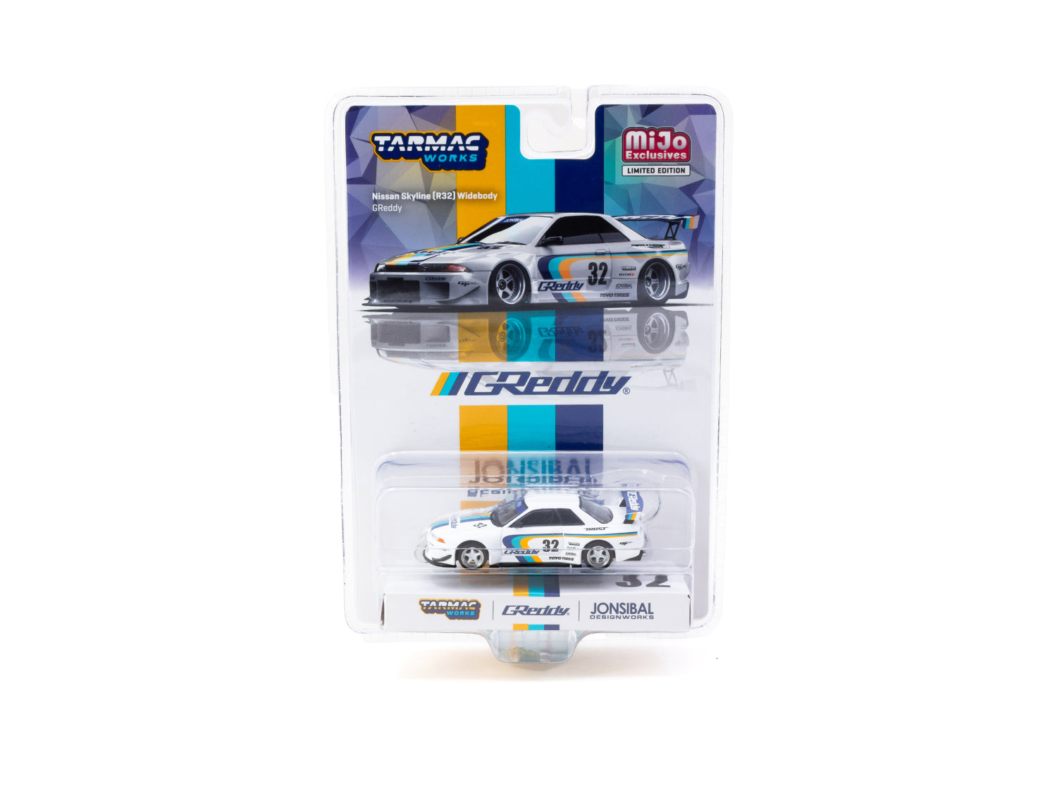 1/64 Nissan Skyline (R32) Widebody GReddy - USA Special Edition - Tarmac Works GLOBAL64