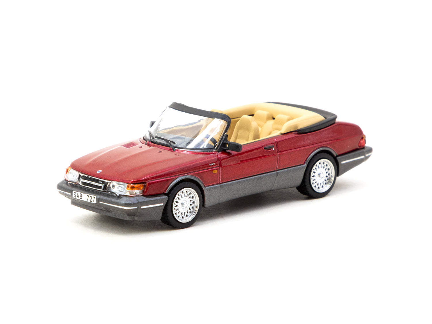 1/64 Saab 900 Turbo Convertible Red - Tarmac Works GLOBAL64