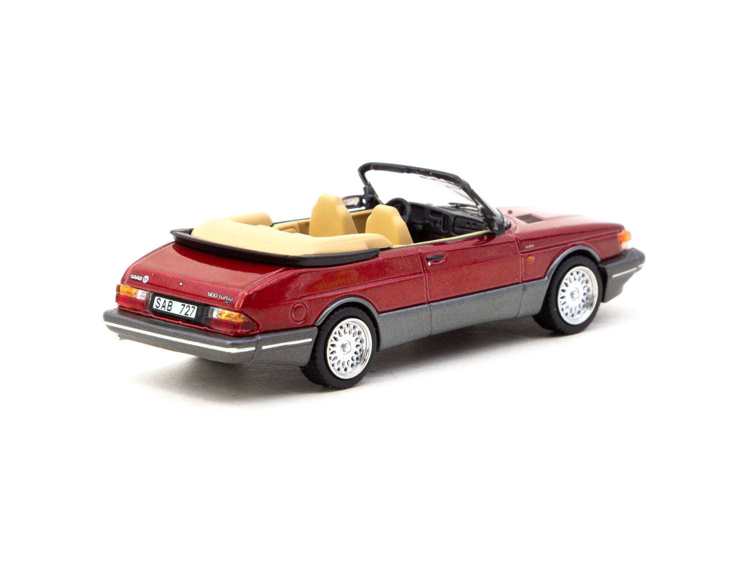 1/64 Saab 900 Turbo Convertible Red - Tarmac Works GLOBAL64