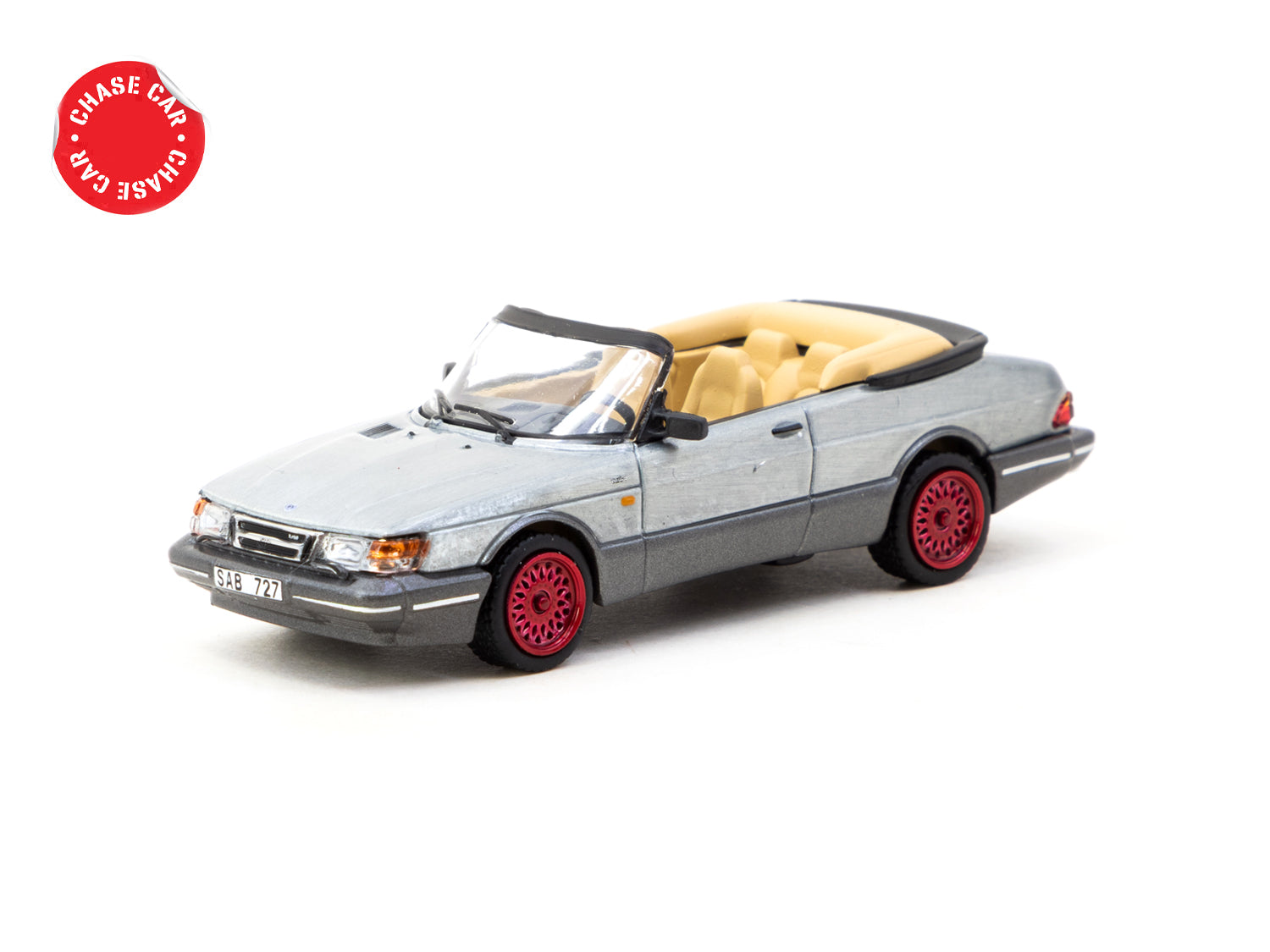 1/64 Saab 900 Turbo Convertible Red - Tarmac Works GLOBAL64