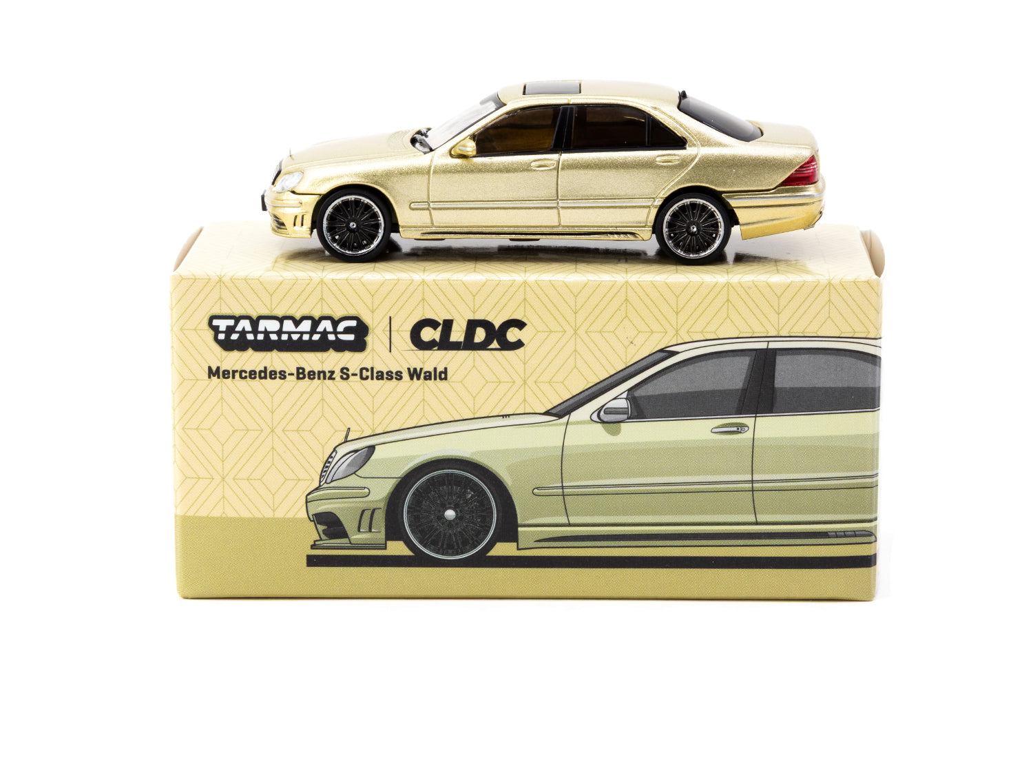 1/64 Mercedes-Benz S-Class Wald GOLD - CLDC Special Edition - Tarmac Works GLOBAL64