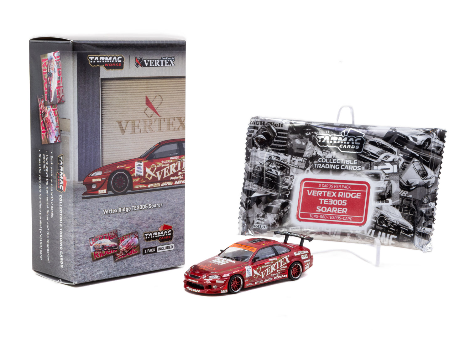 1/64 Vertex Ridge TE3005 Soarer with Tarmac Cards - GLOBAL64