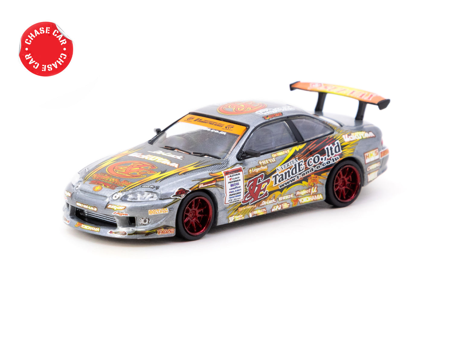1/64 VERTEX Ridge TE3006 Soarer Chrome Red - Tokyo Auto Salon 2026 Special Edition - Tarmac Works GLOBAL64