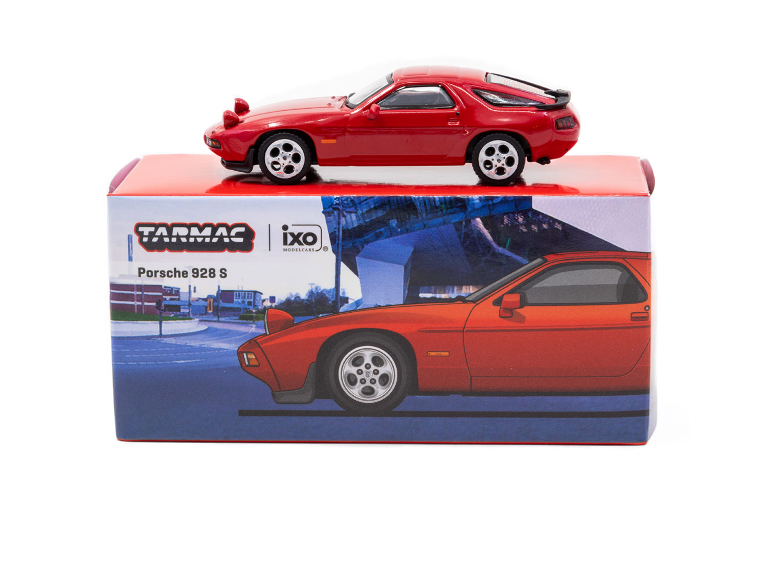 1/64 Porsche 928 S Red - Tarmac Works x iXO Models GLOBAL64