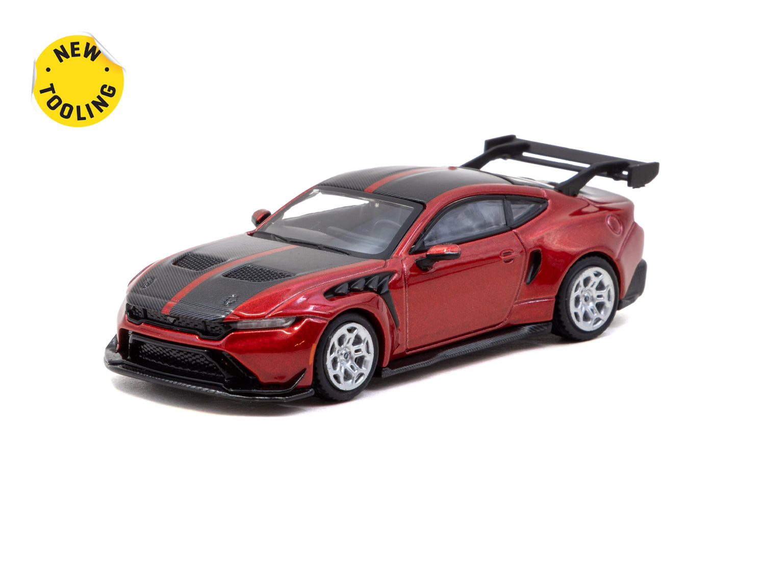 1/64 Ford Mustang GTD Red - Tarmac Works GLOBAL64