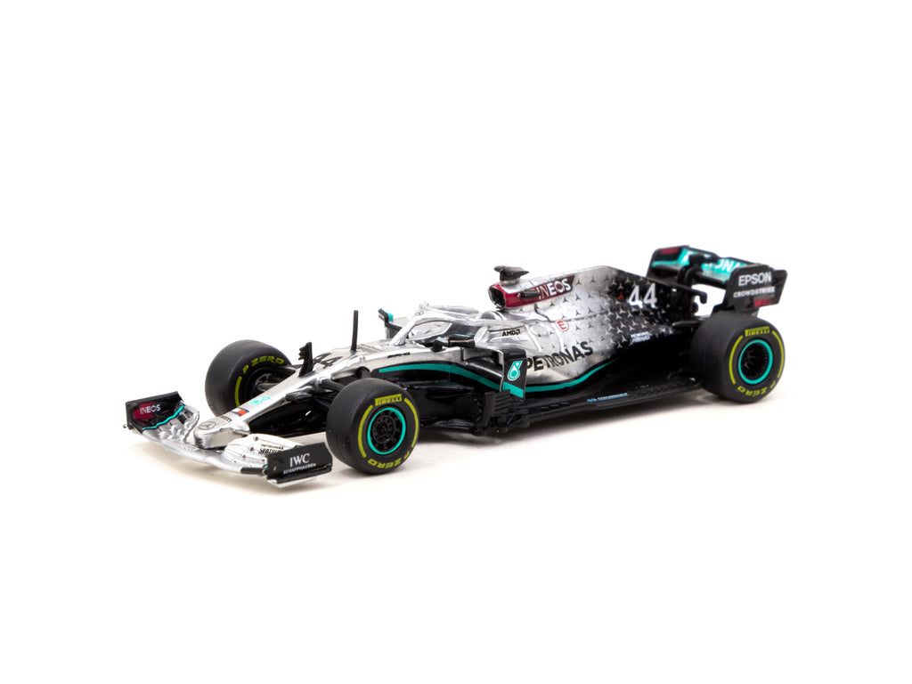 Tarmac Works X iXO Models 1/64 Mercedes-AMG F1 W11 EQ Performance Barcelona Pre-season Testing 2020 Lewis Hamilton #44- GLOBAL64