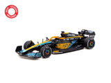 Tarmac Works X iXO Models 1/64  McLaren MCL36 Abu Dhabi Grand Prix 2022 Daniel Ricciardo #3- GLOBAL64