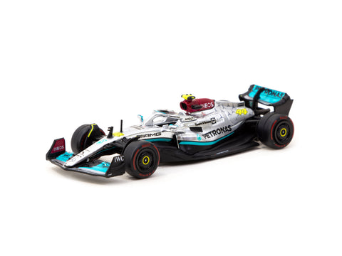 Tarmac Works X iXO Models  1/64 Mercedes-AMG F1 W13 E Performance Sao Paulo Grand Prix 2022 #44 Lewis Hamilton - GLOBAL64