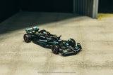 Tarmac Works X iXO Models 1/64 Mercedes-AMG F1 W14 E Performance Hungarian Grand Prix 2023 Pole Position Lewis Hamilton - GLOBAL64