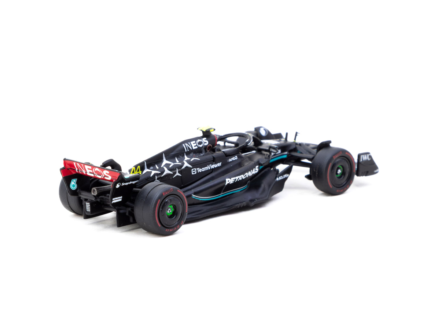 1/64 Mercedes-AMG F1 W14 E Performance Hungarian Grand Prix 2023 Pole Position Lewis Hamilton - Tarmac Works X iXO Models GLOBAL64