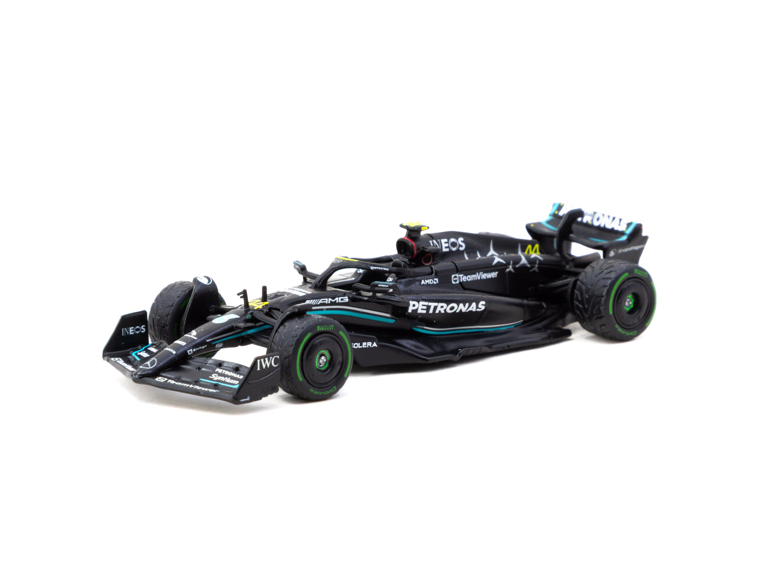 1/64 Mercedes-AMG F1 W14 E Performance Monaco Grand Prix 2023 Lewis Hamilton - Tarmac Works X iXO Models GLOBAL64