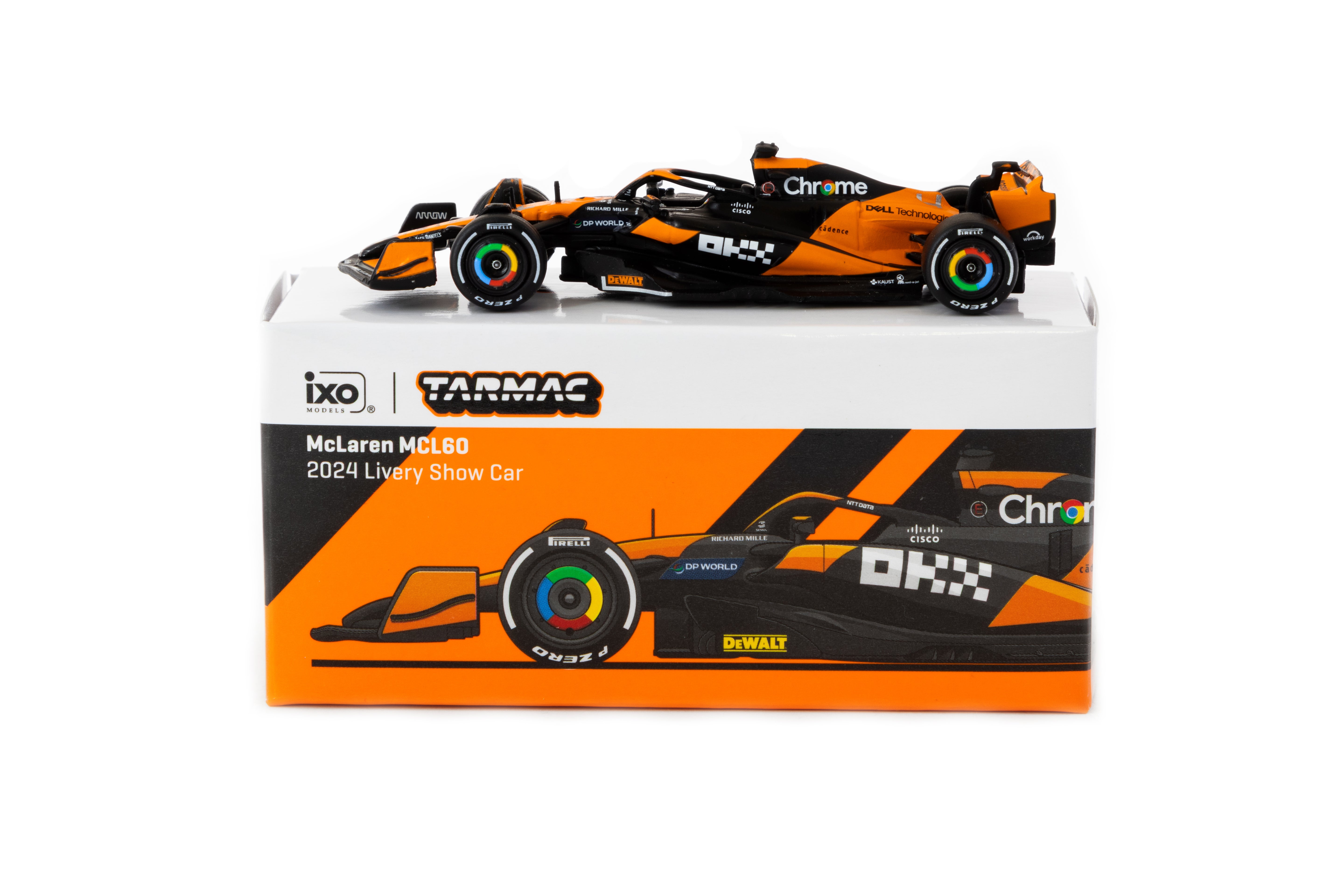 1/64 McLaren MCL60 2024 Livery Show Car - Tarmac Works X iXO Models GLOBAL64