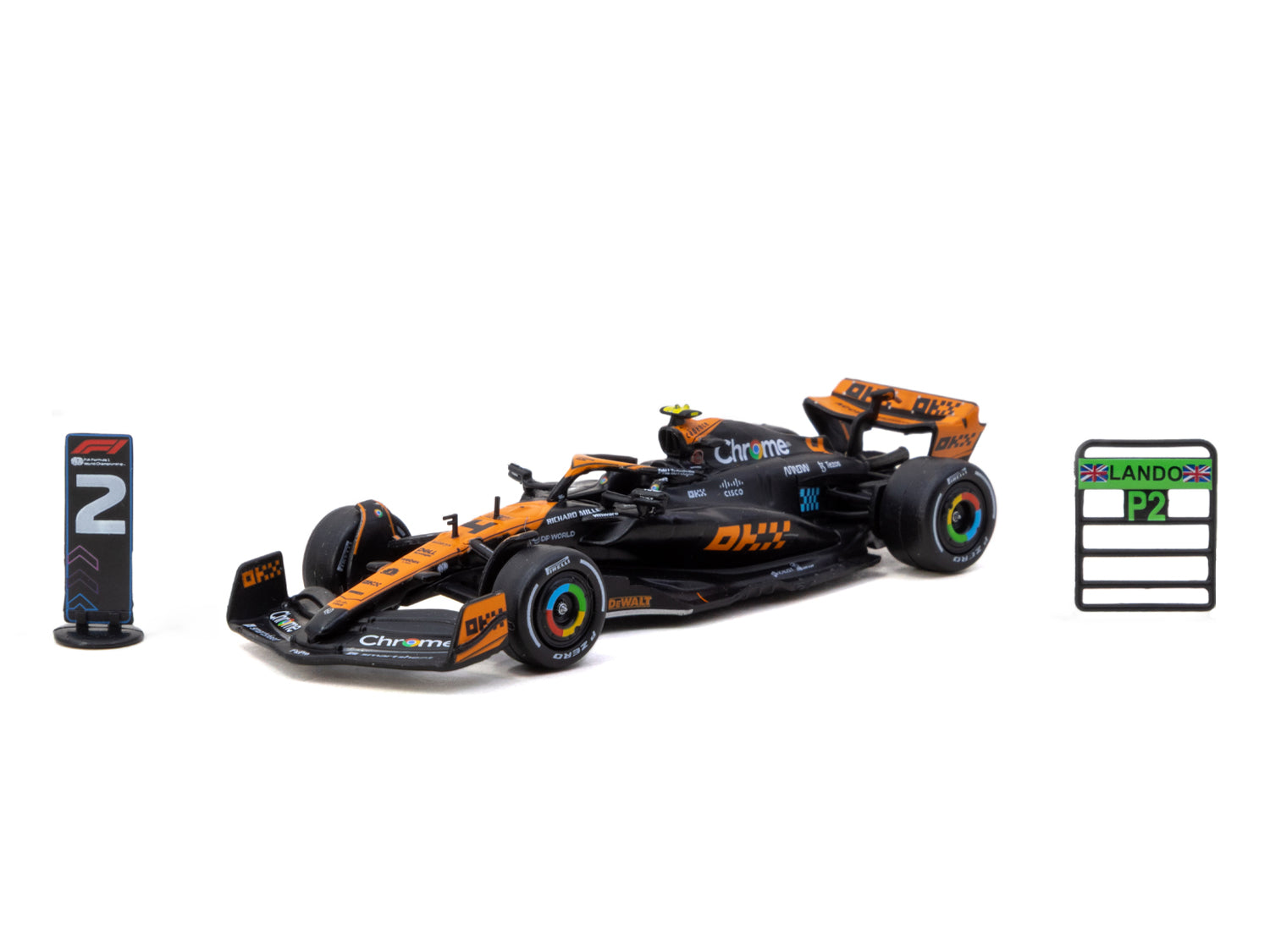 1/64 McLaren MCL60 Japanese Grand Prix 2023 #4 Lando Norris - Tarmac Works x iXO Models GLOBAL64