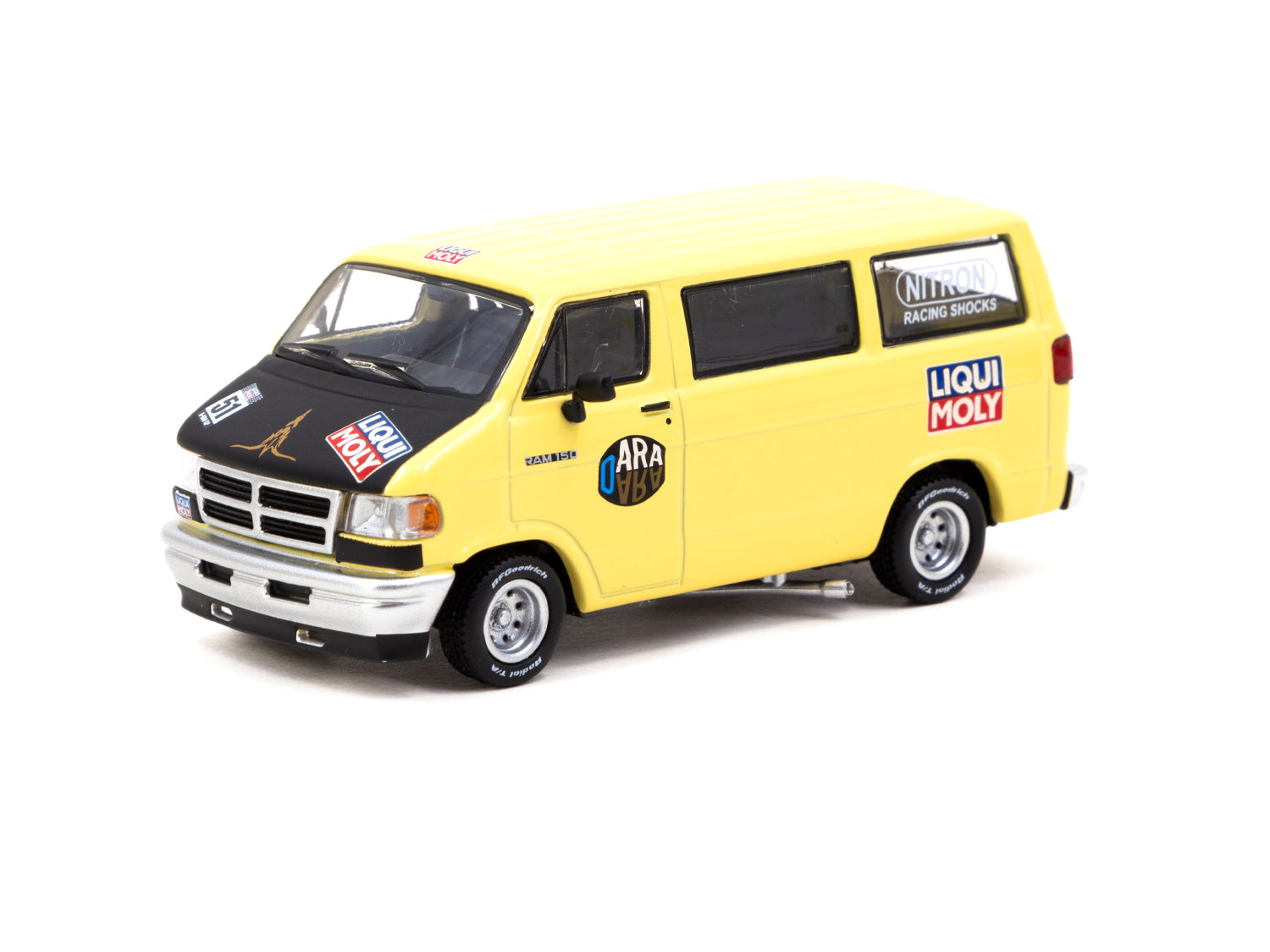 1/64 Dodge Van Yellow - Tarmac Works GLOBAL64