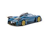 Tarmac Works 1/64 Pagani Huayra R Turquoise Carbon Fiber – USA Special Edition - GLOBAL64