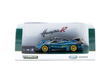 Tarmac Works 1/64 Pagani Huayra R Turquoise Carbon Fiber – USA Special Edition - GLOBAL64