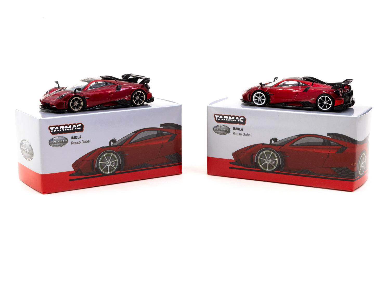 1/64 Pagani Imola Rosso Dubai - Tarmac Works GLOBAL64