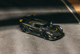 Tarmac Works 1/64 Koenigsegg Jesko Attack Black Carbon Fiber – Hong Kong Toy Car Salon 2025 Special Edition - GLOBAL64