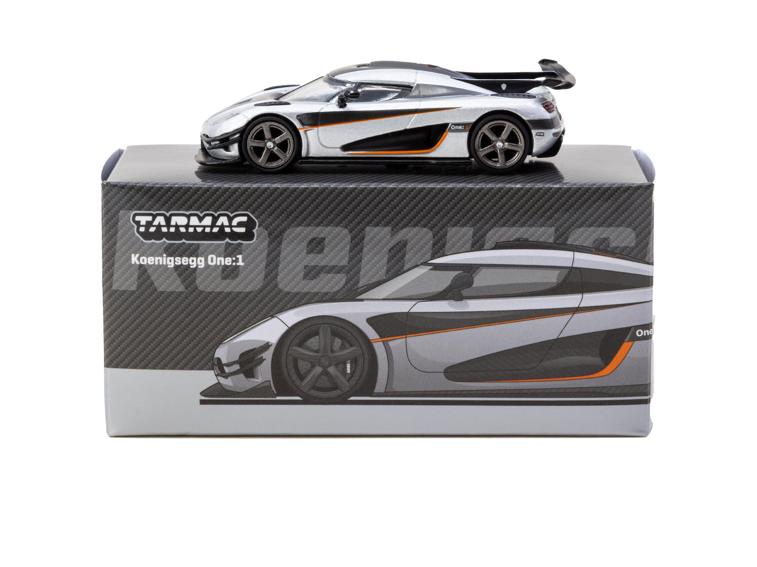 1/64 Koenigsegg One:1 Silver - Tarmac Works GLOBAL64