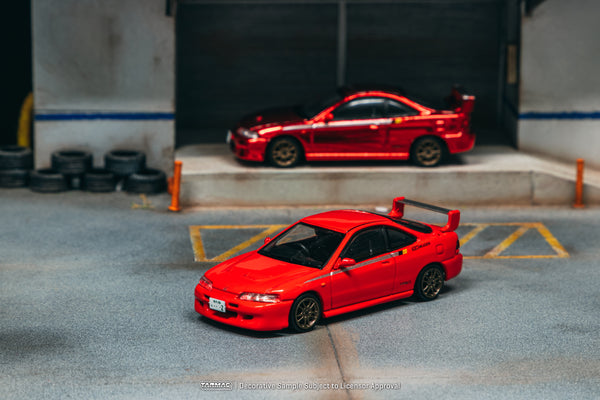 2320 1/18 Honda INTEGRA (DC2) TYPE R レッド Ignition Model 1:18 Honda Integra Type-R (DC2) in Red with