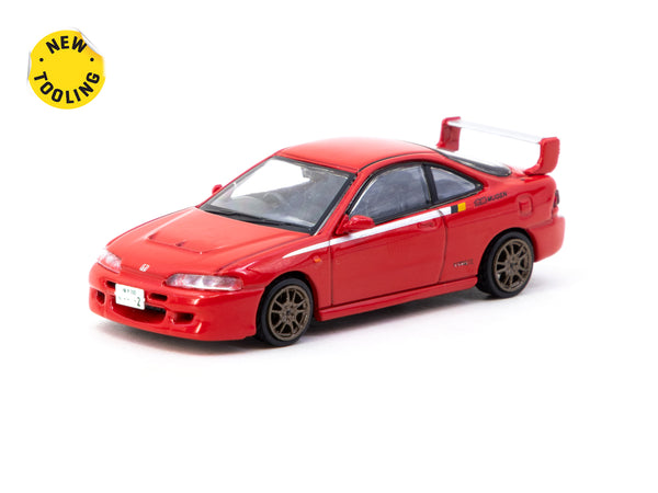 Tarmac Works 1/64 Honda Integra TYPE R DC2 MUGEN Milano Red