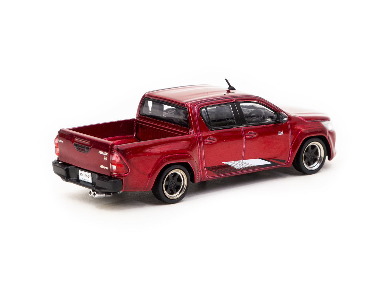 1/64 Toyota Hilux Red - Tarmac Works ROAD64