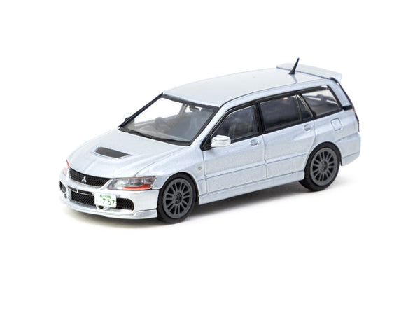 Tarmac Works 1/64 Mitsubishi Lancer Evolution Wagon Silver