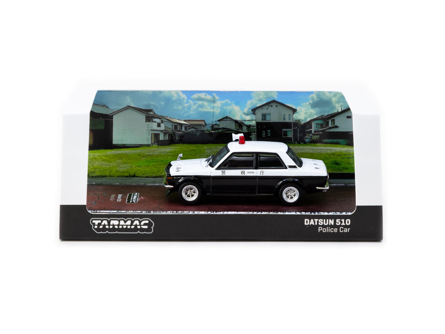 1/64 Datsun 510 Police Car - Tarmac Works ROAD64