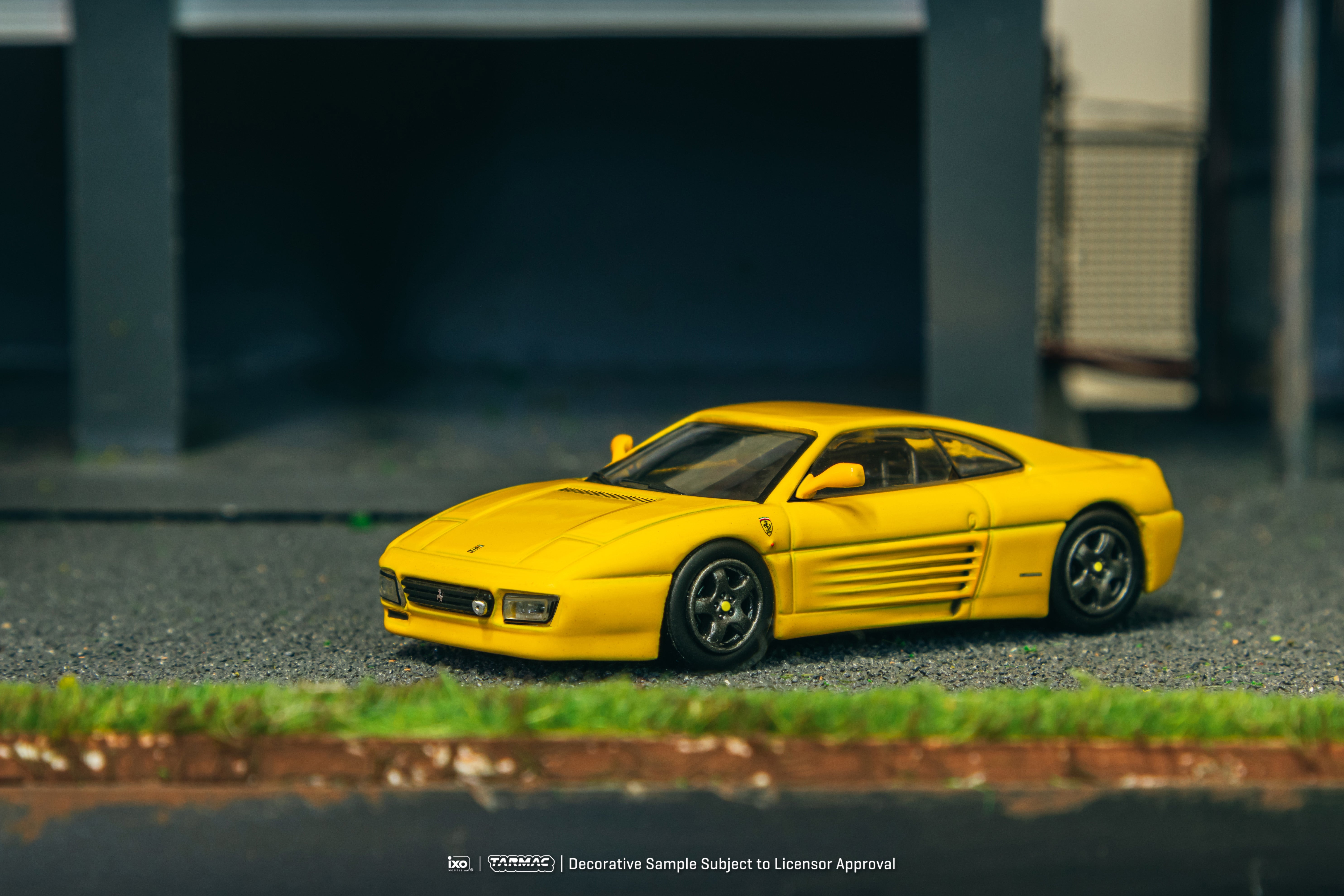 1/64 Ferrari 348 Challenge Yellow - Tarmac Works X iXO Models ROAD64