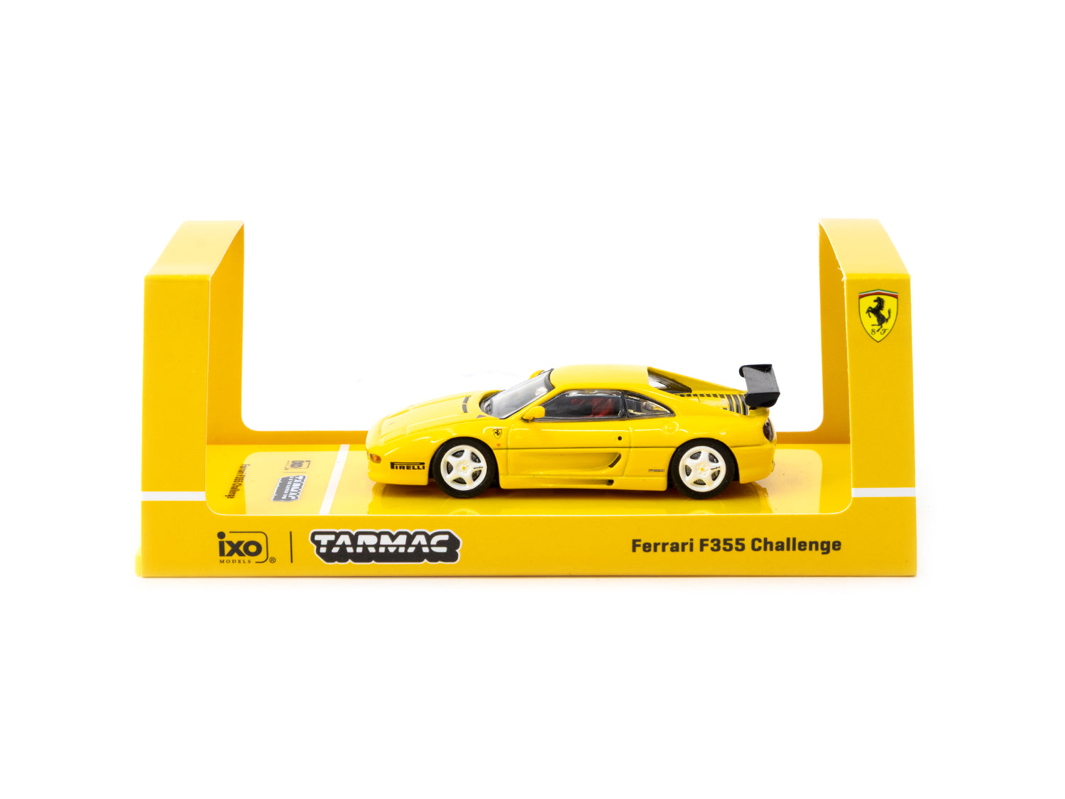 1/64 Ferrari F355 Challenge Yellow - Tarmac Works X iXO Models ROAD64