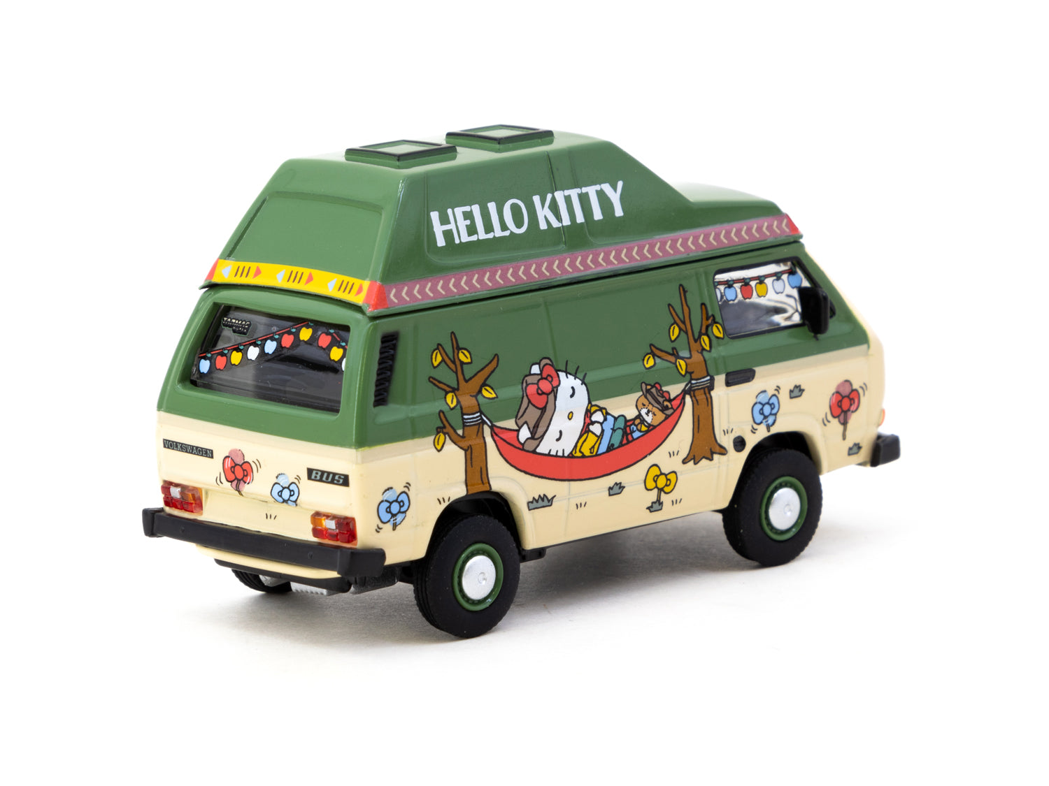 1/64 Volkswagen T3 Van Hello Kitty Camping - Tarmac Works x Schuco COLLAB64