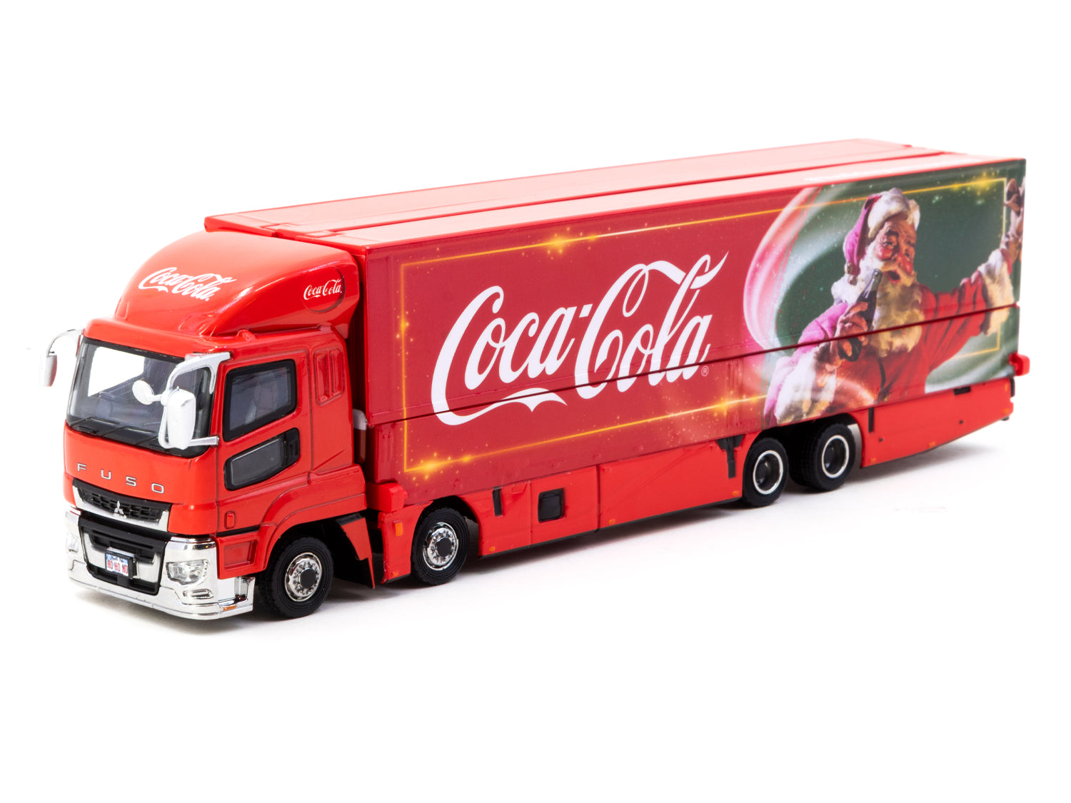 1/64 Mitsubishi Fuso Super Great Coca-Cola Santa Truck - Tarmac Works TRUCK64