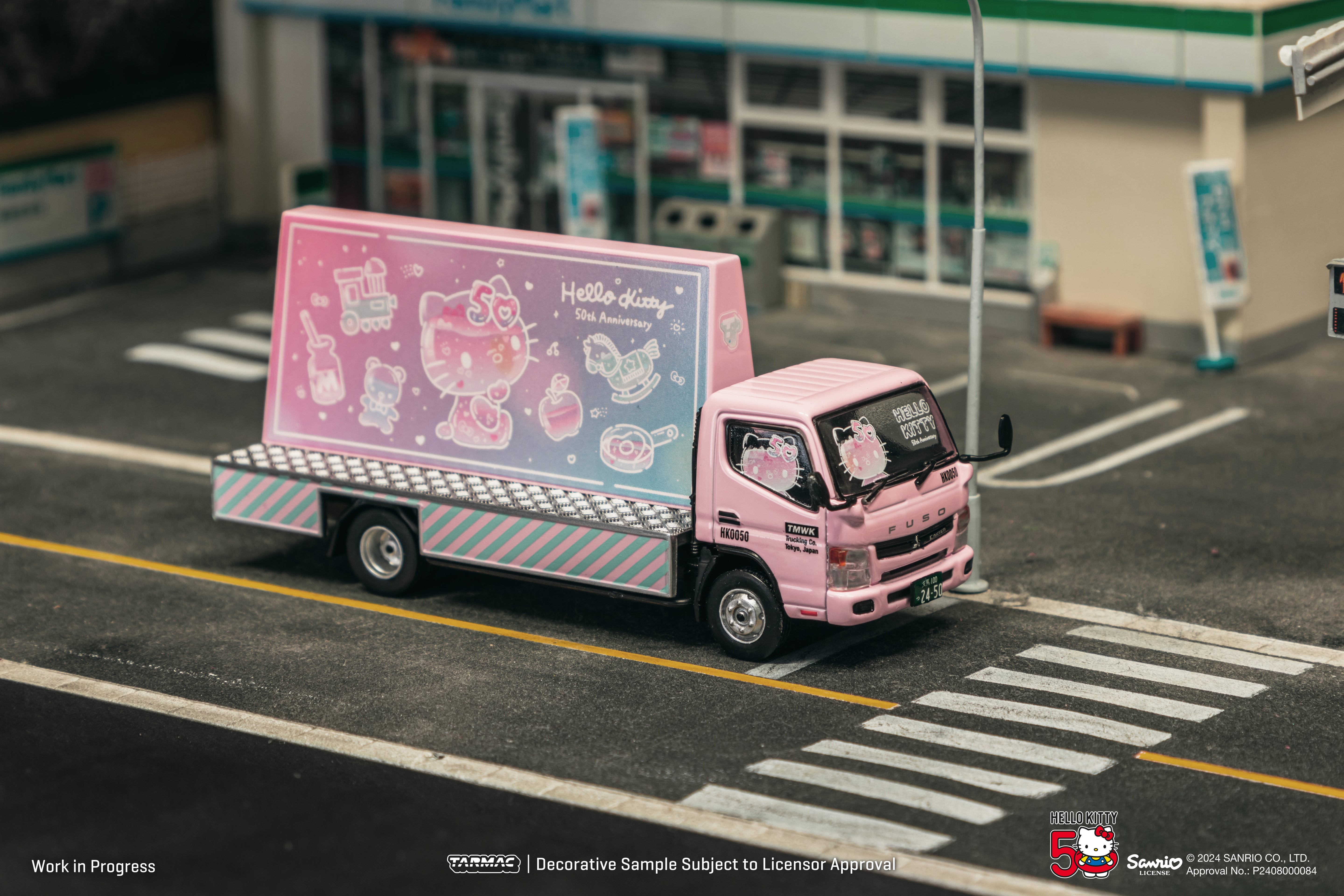 1/64 Mitsubishi Fuso Canter Hello Kitty - Tarmac Works TRUCK64