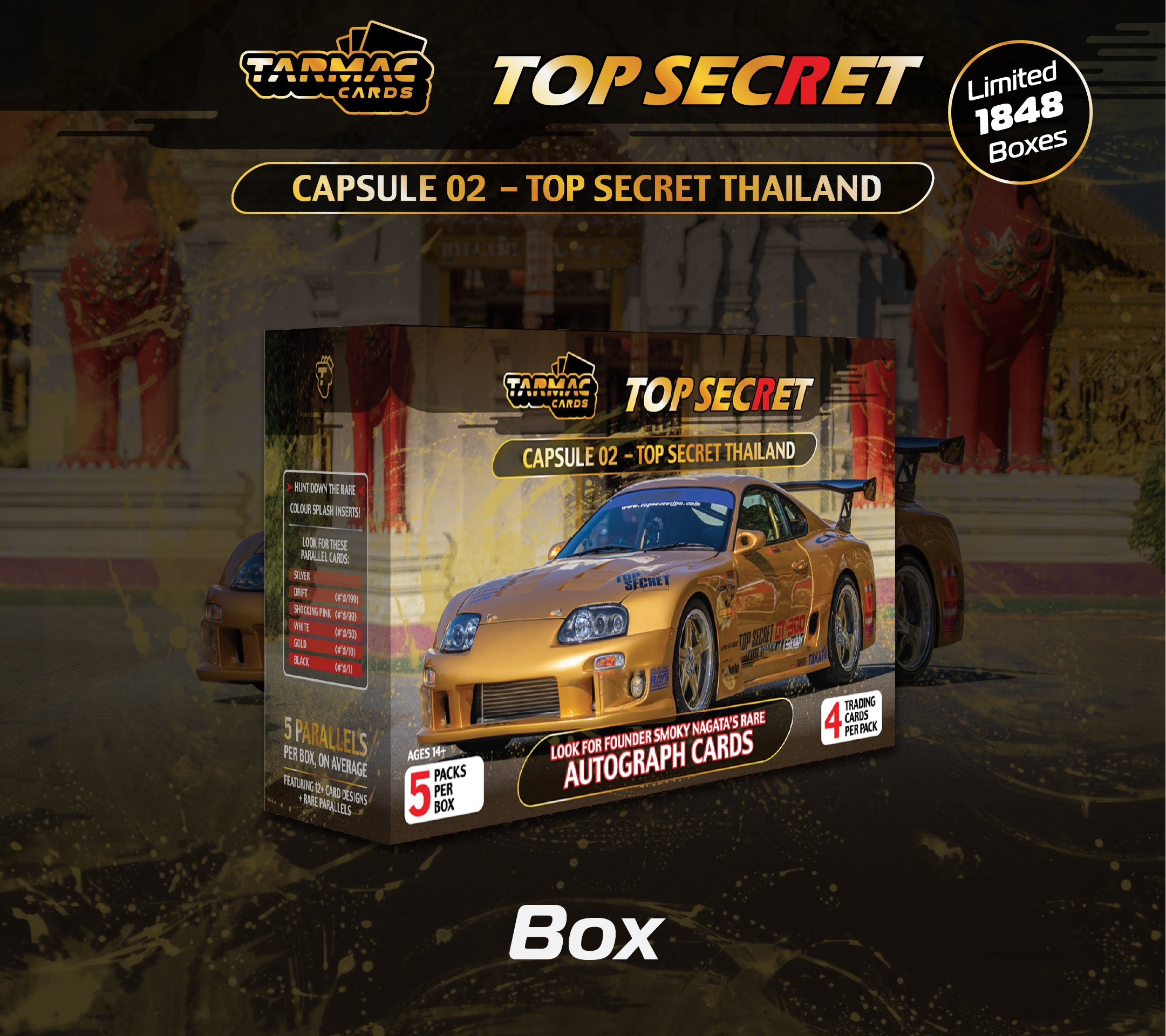 Top Secret Capsule 02 - Top Secret Thailand (Box) - Tarmac Cards