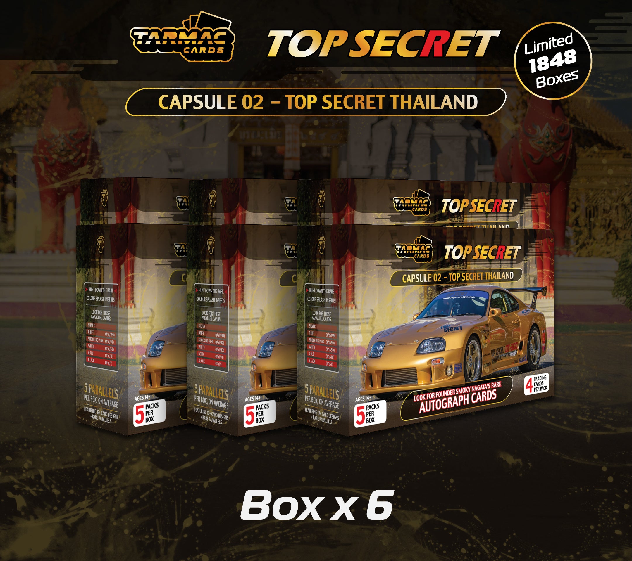 Top Secret Capsule 02 - Top Secret Thailand (Inner Case) - Tarmac Cards