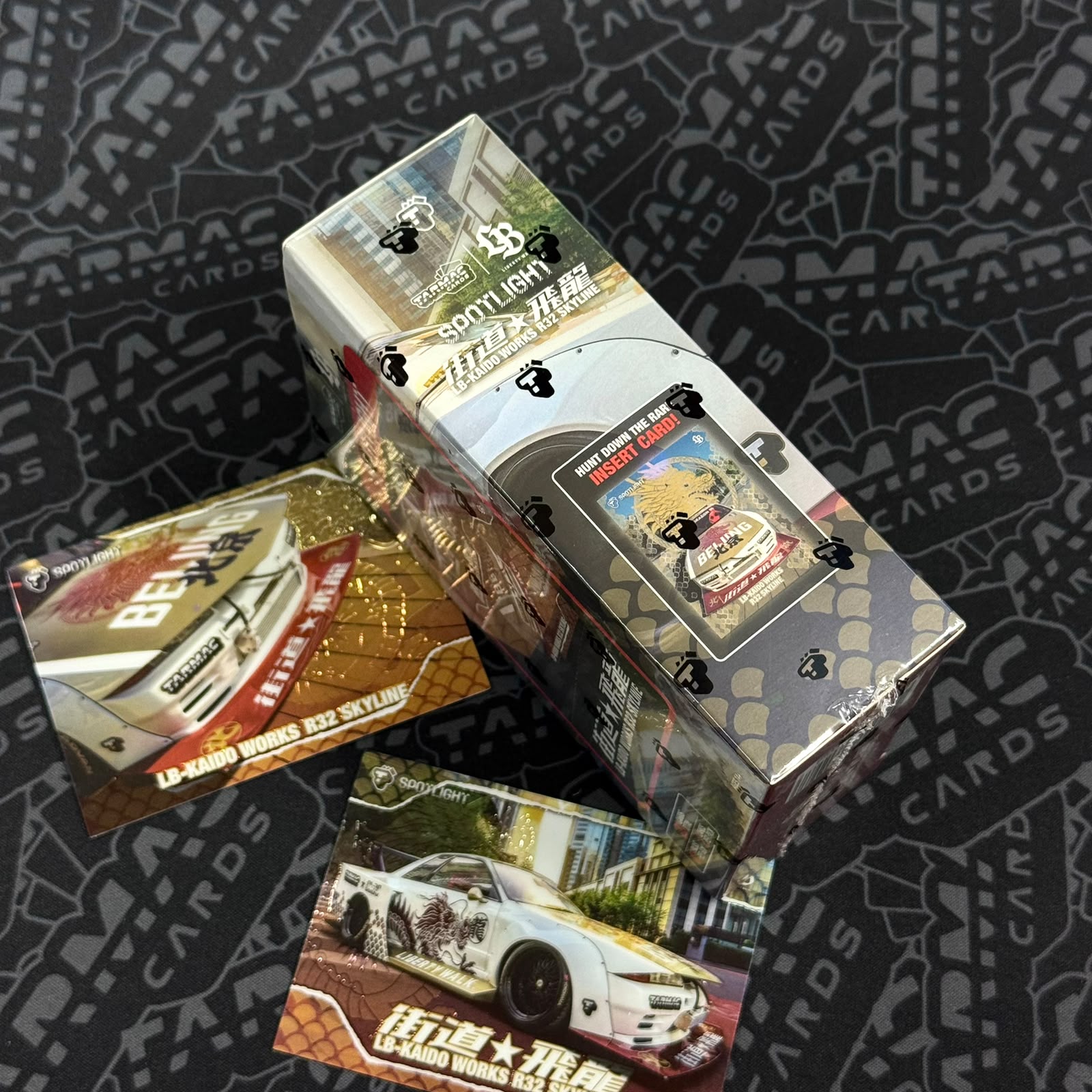 Spotlight - LB-Kaido Works Nissan R32 Skyline "Flying Dragon ι£ιΎ" - Tarmac Cards (Box)