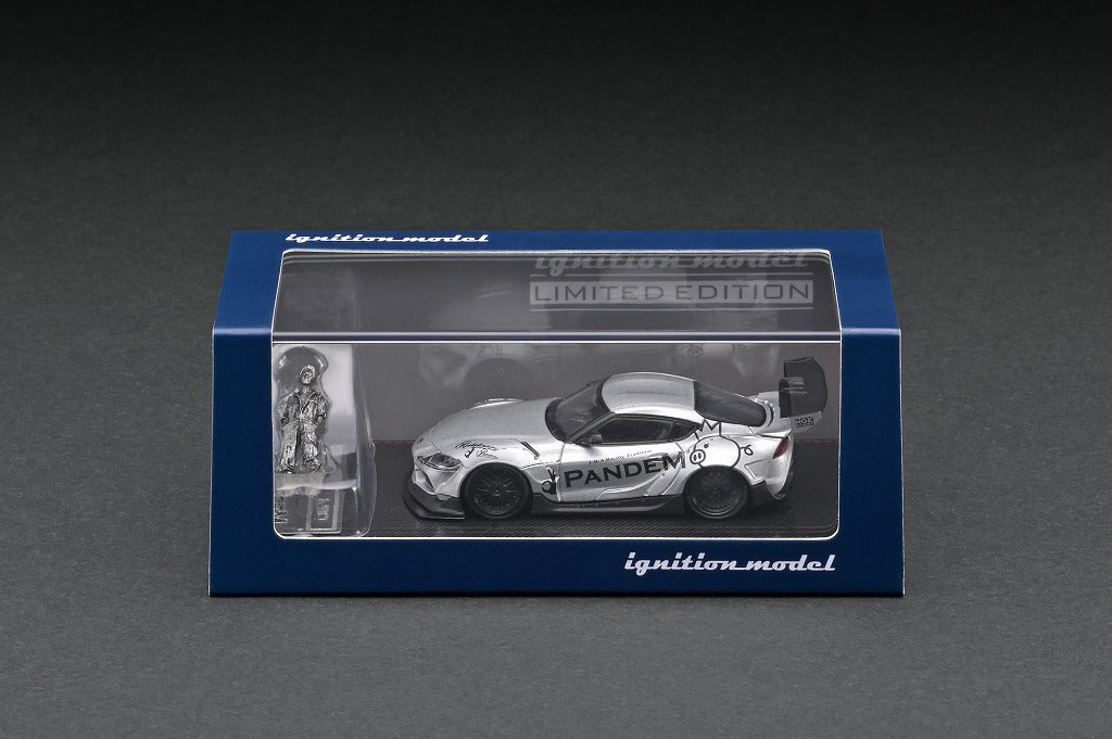 1/64 PANDEM Supra (A90) Silver with Mr. Miura - Ignition Model