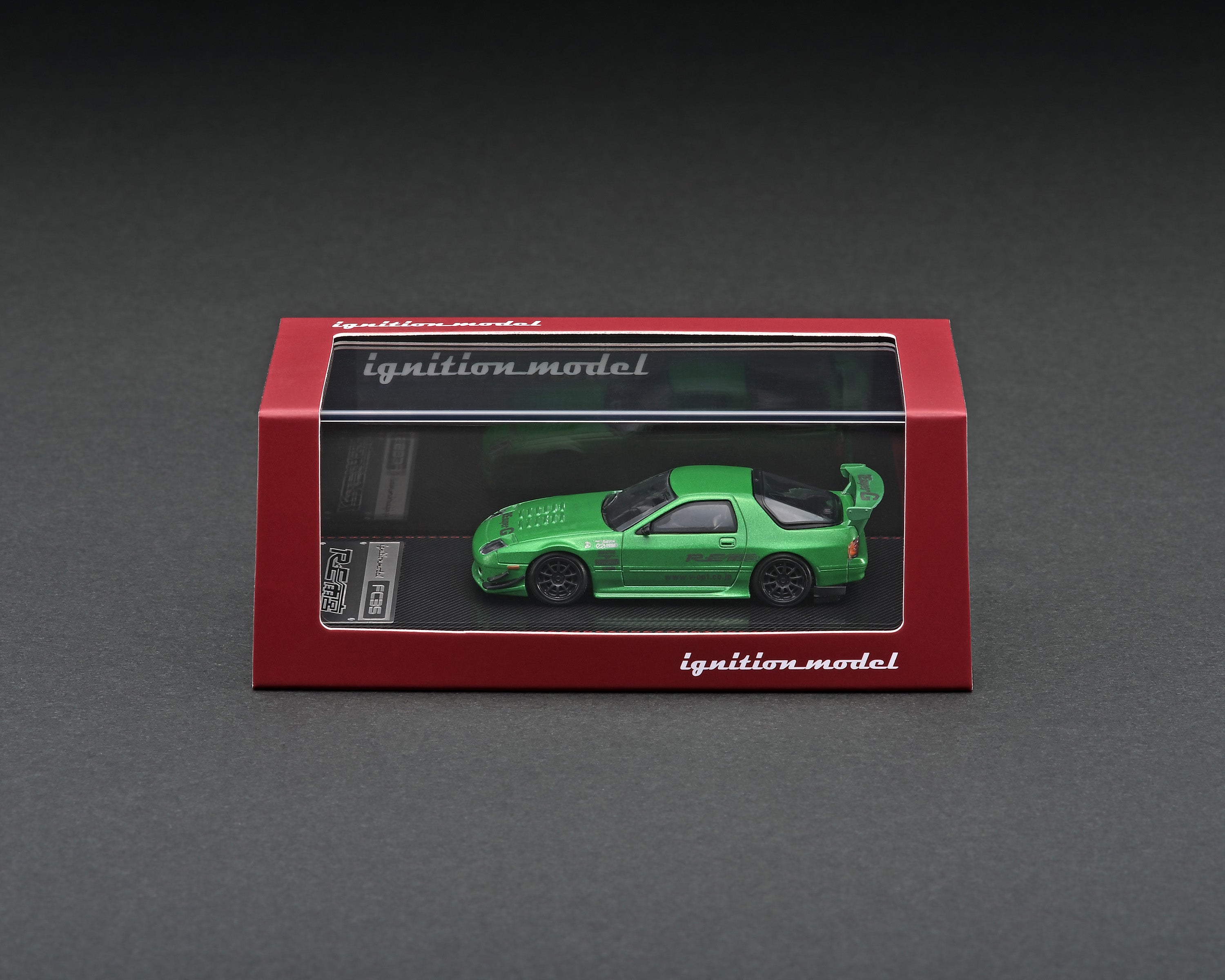 1/64 Mazda RX-7 (FC3S) RE Amemiya Green Metallic - Ignition Model