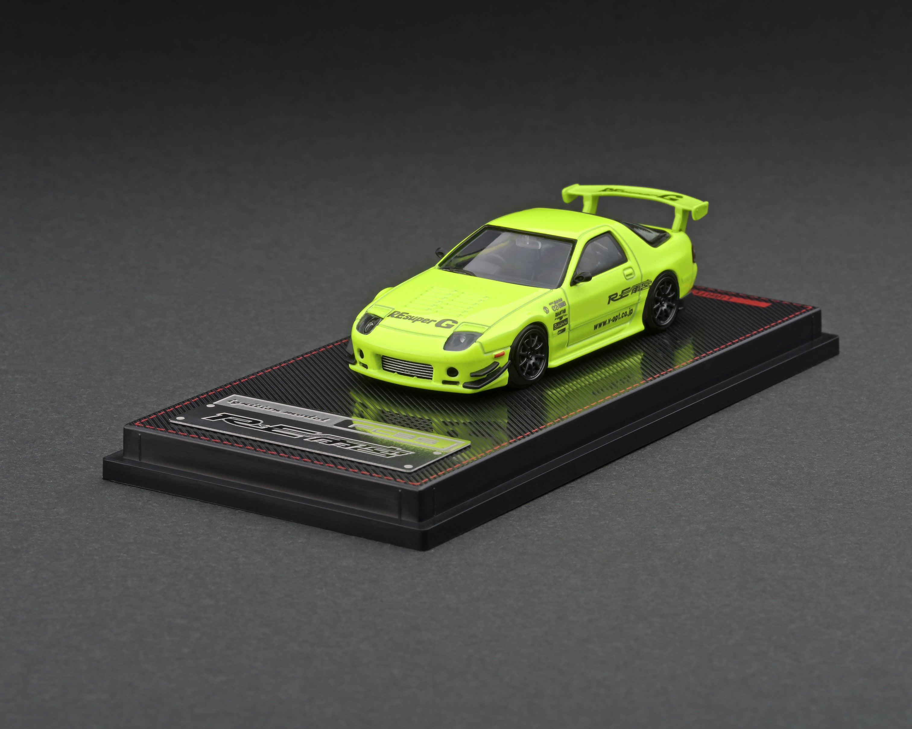 1/64 Mazda RX-7 (FC3S) RE Amemiya Yellow Green - Ignition Model