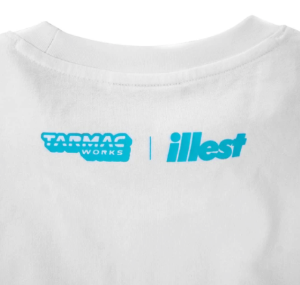 Collab T-Shirt - Camouflage R8 - White - Tarmac Works x illest