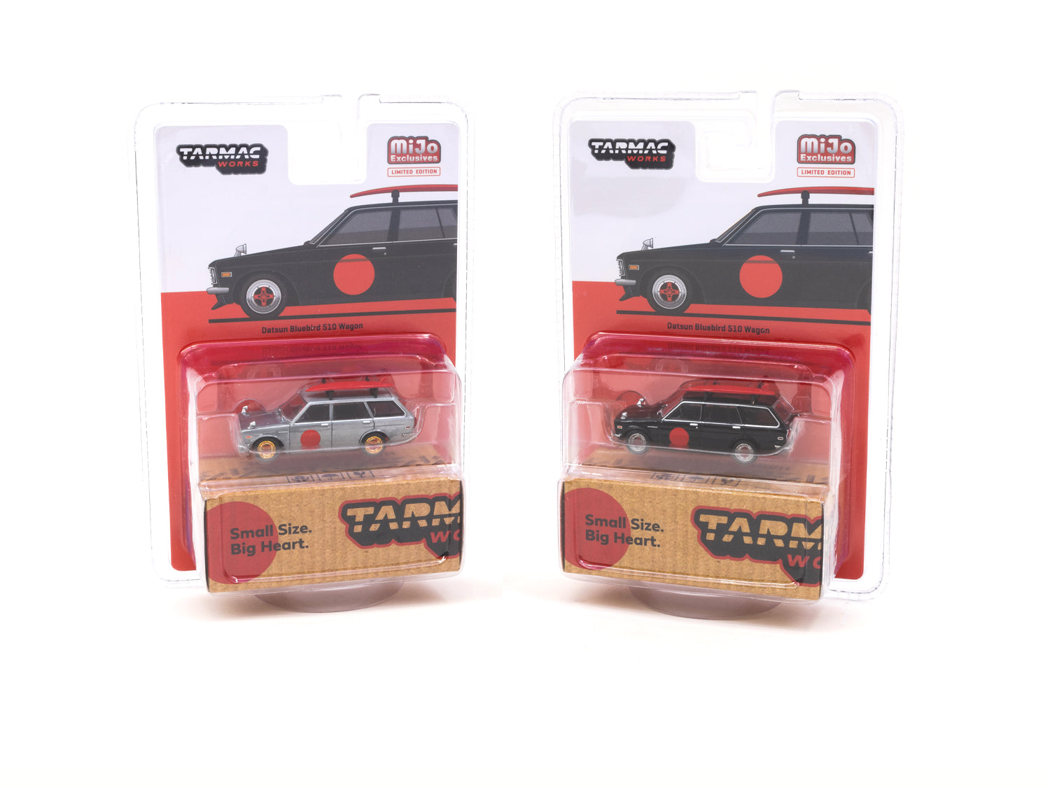 1/64 Datsun Bluebird 510 Wagon Black - MIJO Special Edition - Tarmac Works GLOBAL64