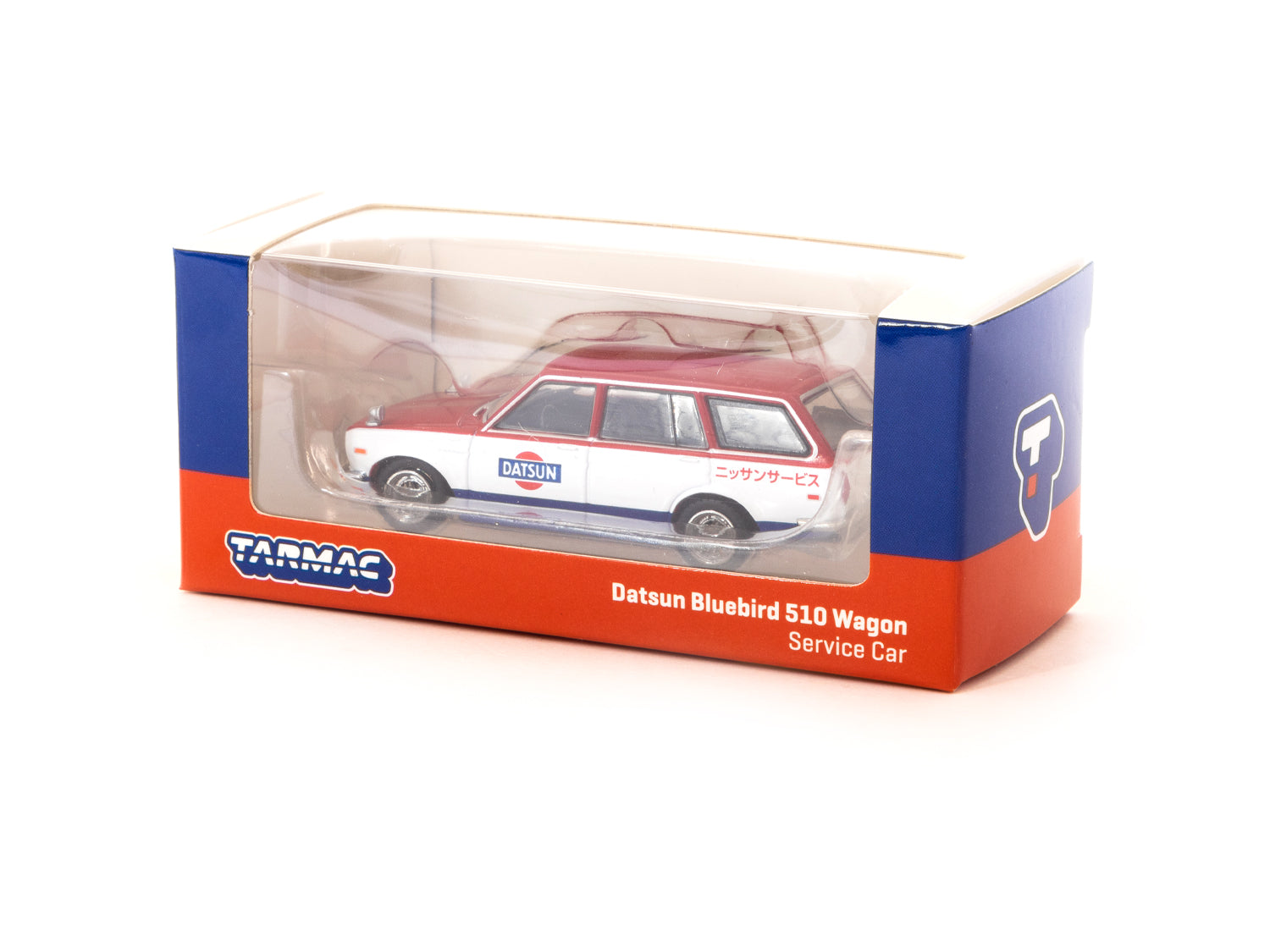 1/64 Datsun Bluebird 510 Wagon Service Car - Tarmac Works GLOBAL64