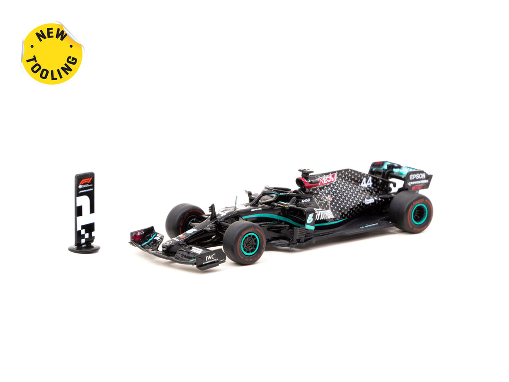 Tarmac Works 1/64 Mercedes-AMG F1 W11 EQ Performance - Tuscan Grand Prix 2020 Winner - Lewis Hamilton #44 - GLOBAL64