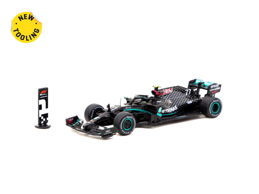 Tarmac Works 1/64 Mercedes-AMG F1 W11 EQ Performance Austrian Grand Prix 2020 Winner - Valtteri Bottas #77 - GLOBAL64