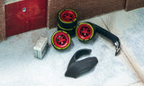 Tarmac Works 1/64 Accessories Rotiform HUR Chrome Red - PARTS64